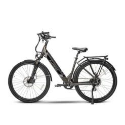 Ampere Deluxe Step Through 700c Wheel Electric Bike Grey