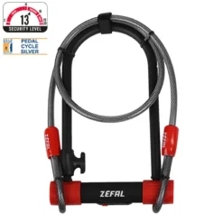 Zefal K-Traz U13 Shackle Lock And Cable 230mm
