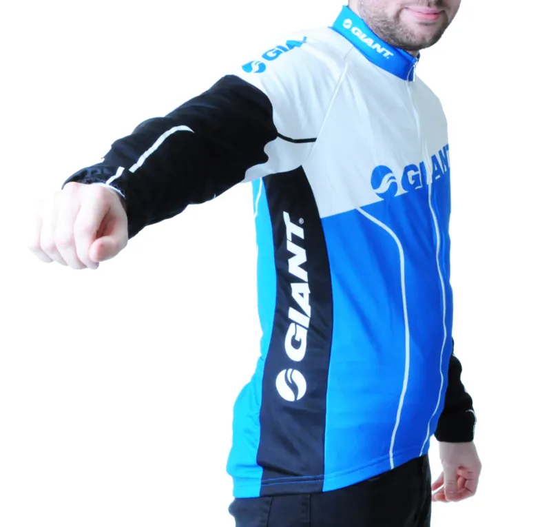 Giant Cycling Long Sleeve Jersey Blue/White/Black Medium - Image 2