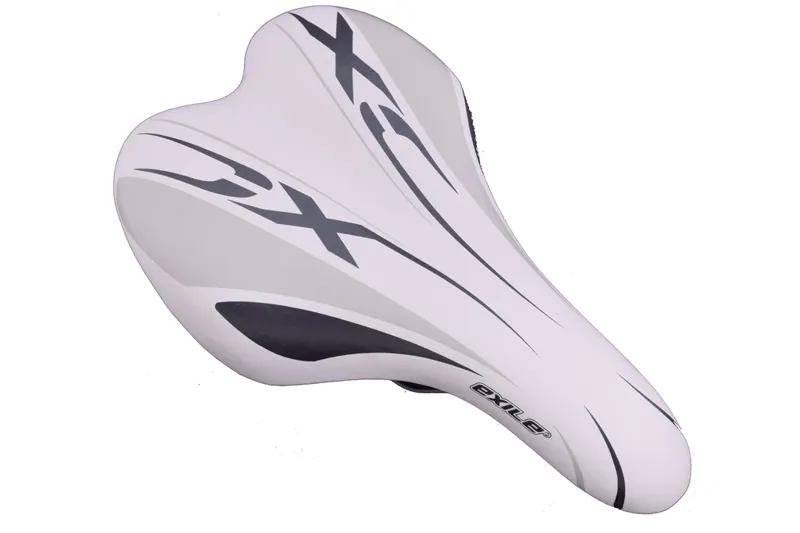 Claud Butler Replacement Kids Bike Saddle White - Image 4