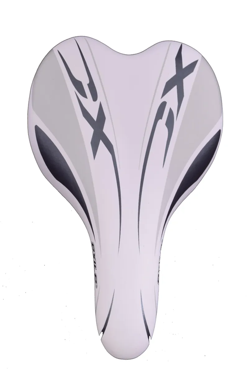 Claud Butler Replacement Kids Bike Saddle White - Image 3