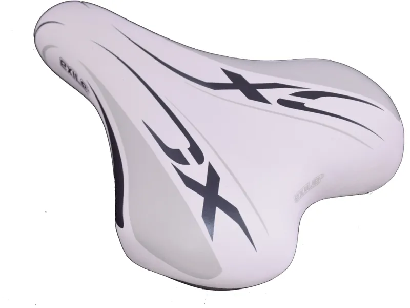 Claud Butler Replacement Kids Bike Saddle White